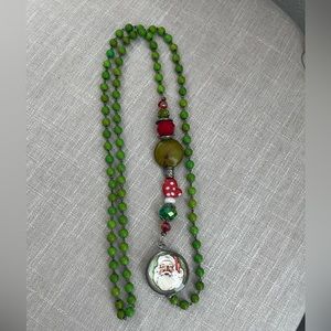 Art by Amy holiday necklace